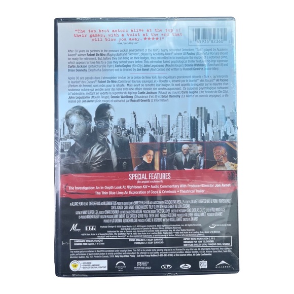 Brand-New unopened-  Righteous Kill - Picture 2 of 2